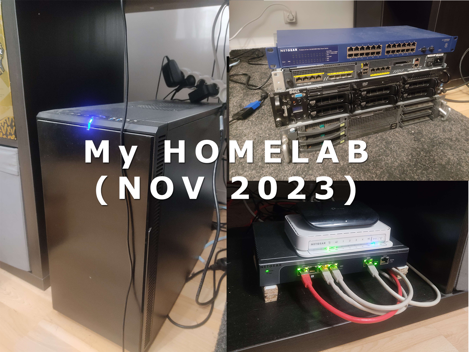 My homelab setup (November 2023)